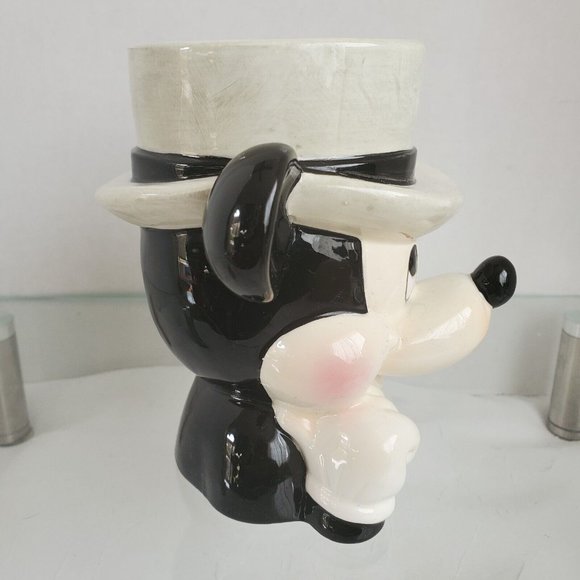 Vintage Disney Ceramic Mickey Mouse 3D Figure Head Coffee Tea Mug Cup Japan 5” - Picture 4 of 11